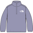 The North Face - Kid Glacier 1/4 Zip Pullover Glacier - NO51 - vista alternativa 10