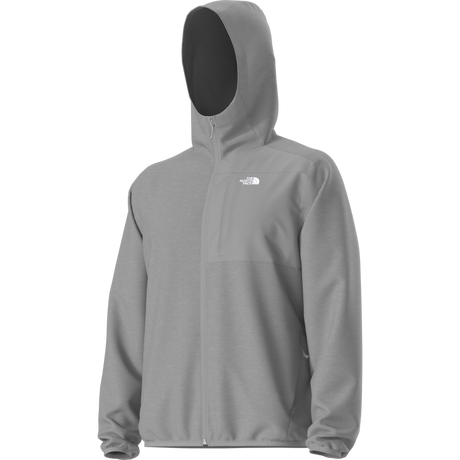 The North Face - Tnf Performance Fleece full-zip Hoodie da uomo - TNF Pale Grey Heather - vista alternativa 2