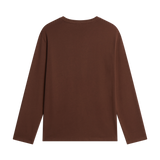 The North Face - Tnf Essential Simple Dome Rlx Long Sle da donna - Smokey Brown - vista alternativa 1