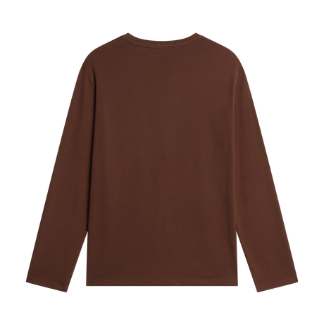 The North Face - Tnf Essential Simple Dome Rlx Long Sle da donna - Smokey Brown - vista alternativa 1