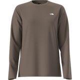 The North Face - Tnf Essential Simple Dome Rlx Long Sle da donna - Smokey Brown - vista alternativa 10