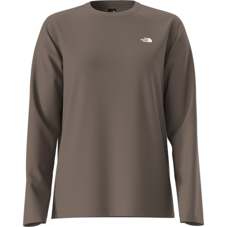 The North Face - Tnf Essential Simple Dome Rlx Long Sle da donna - Smokey Brown - vista alternativa 10