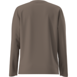 The North Face - Tnf Essential Simple Dome Rlx Long Sle da donna - Smokey Brown - vista alternativa 11