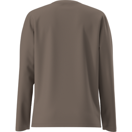 The North Face - Tnf Essential Simple Dome Rlx Long Sle da donna - Smokey Brown - vista alternativa 11