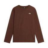 The North Face - Tnf Essential Simple Dome Rlx Long Sle da donna - Smokey Brown - vista principale