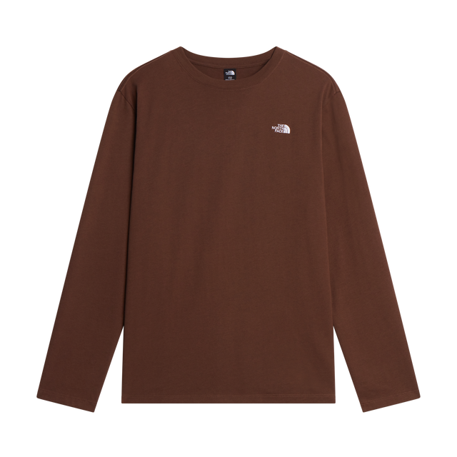The North Face - Tnf Essential Simple Dome Rlx Long Sle da donna - Smokey Brown - vista principale