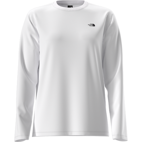 The North Face - Tnf Essential Simple Dome Rlx Long Sle da donna - TNF WHITE - vista principale