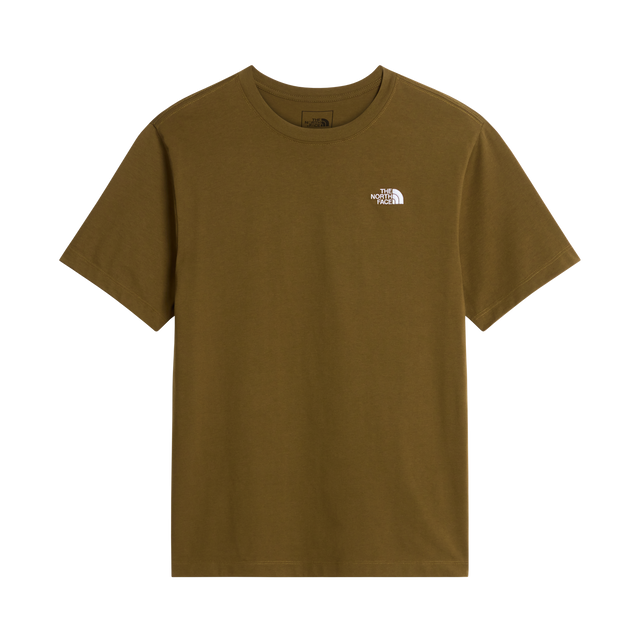 The North Face - Evolution Simple Dome Short SL Caraway Seed da uomo - TNFBLK/BRNNRABL - vista principale