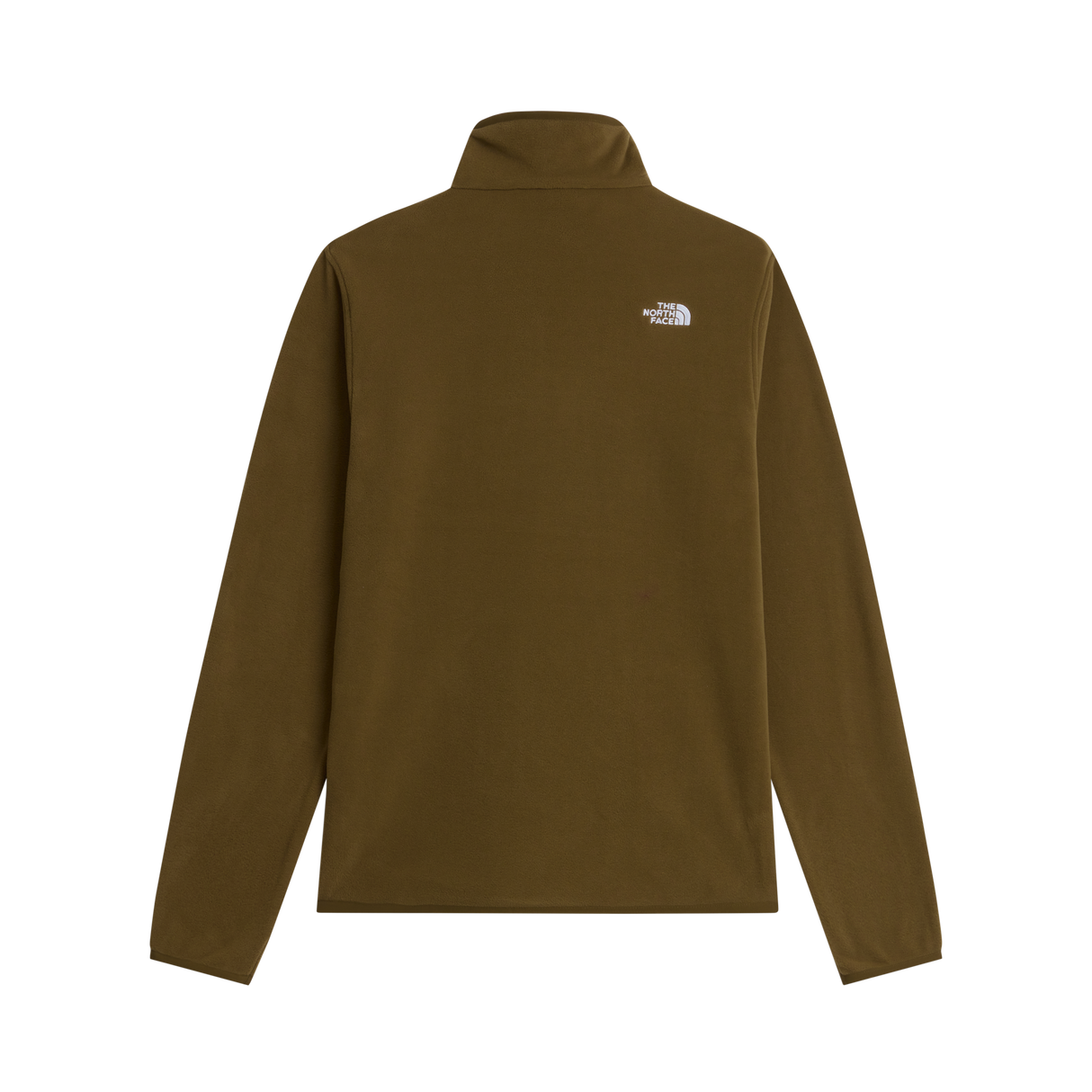 The North Face - Glacier Fleece 1/4 Zip Jacket Caraway Seed da uomo - TNFBLK/BRNNRABL - vista alternativa 1