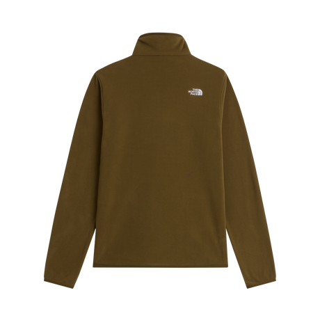 The North Face - Glacier Fleece 1/4 Zip Jacket Caraway Seed da uomo - TNFBLK/BRNNRABL - vista alternativa 1