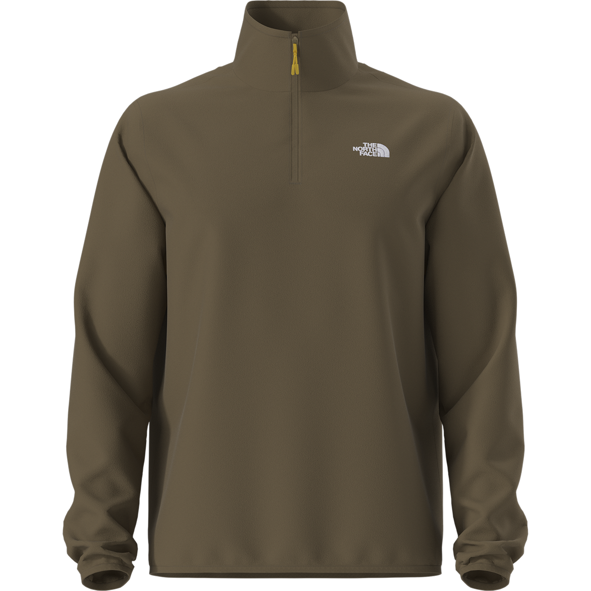 The North Face - Glacier Fleece 1/4 Zip Jacket Caraway Seed da uomo - TNFBLK/BRNNRABL - vista alternativa 10