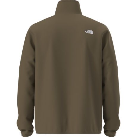 The North Face - Glacier Fleece 1/4 Zip Jacket Caraway Seed da uomo - TNFBLK/BRNNRABL - vista alternativa 11