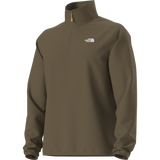 The North Face - Glacier Fleece 1/4 Zip Jacket Caraway Seed da uomo - TNFBLK/BRNNRABL - vista alternativa 12