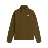 The North Face - Glacier Fleece 1/4 Zip Jacket Caraway Seed da uomo - TNFBLK/BRNNRABL - vista principale