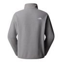 The North Face - Glacier Fleece 1/4 Zip Jacket Caraway Seed da uomo - TNF Mid Grey Heather - vista alternativa 1