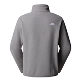 The North Face - Glacier Fleece 1/4 Zip Jacket Caraway Seed da uomo - TNF Mid Grey Heather - vista alternativa 1