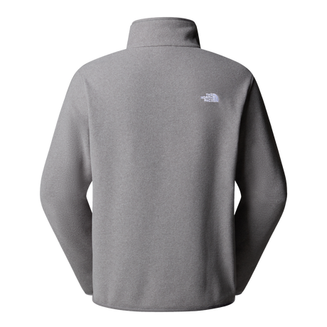 The North Face - Glacier Fleece 1/4 Zip Jacket Caraway Seed da uomo - TNF Mid Grey Heather - vista alternativa 1