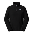 The North Face - Glacier Fleece 1/4 Zip Jacket Caraway Seed da uomo - BLACK - vista principale