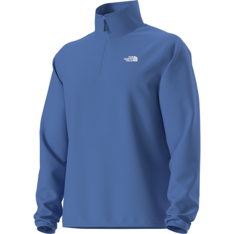 The North Face - Glacier Fleece 1/4 Zip Jacket Caraway Seed da uomo - SHDPGRTRD/MLNRD - vista alternativa 2