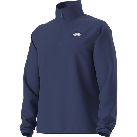 The North Face - Glacier Fleece 1/4 Zip Jacket Caraway Seed da uomo - SHQUAILGY/CLDGY - vista alternativa 2
