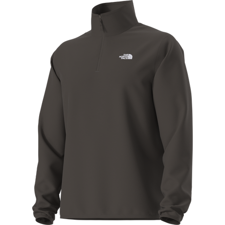 The North Face - Glacier Fleece 1/4 Zip Jacket Caraway Seed da uomo - Dark Chestnut - vista alternativa 12