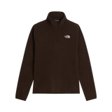 The North Face - Glacier Fleece 1/4 Zip Jacket Caraway Seed da uomo - Dark Chestnut - vista principale