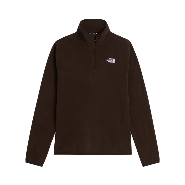 The North Face - Glacier Fleece 1/4 Zip Jacket Caraway Seed da uomo - Brown - vista principale