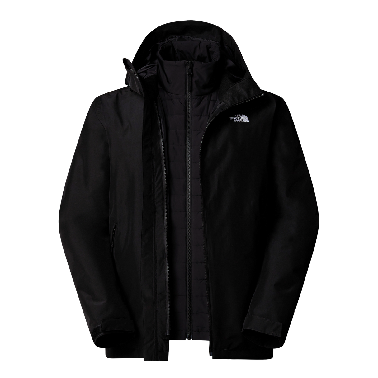 The North Face - Carto Mono Triclimate Hooded Jacket da uomo - TNF BLACK - vista principale