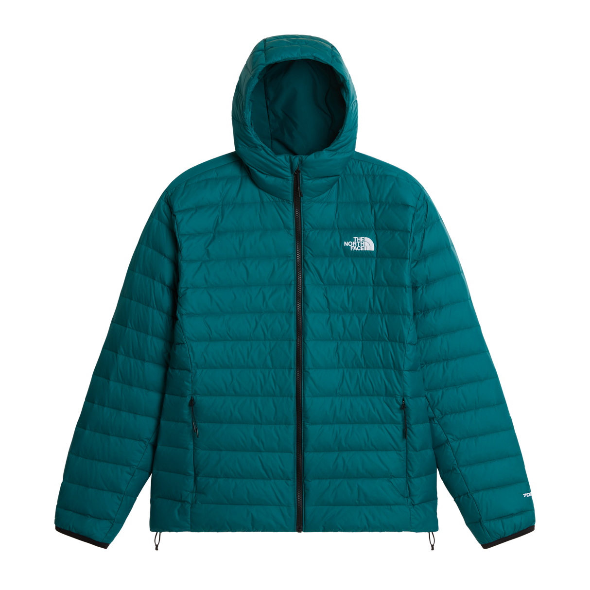The North Face - Classic Down Hooded Jacket da uomo - Pacific Teal - vista principale