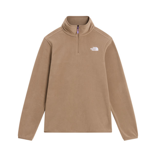 The North Face - Glacier Fleece 1/4 Zip Jacket da donna - Garnet - vista principale