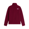 The North Face - Glacier Fleece 1/4 Zip Jacket da donna - Burgundy Crush - vista alternativa 1