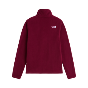 The North Face - Glacier Fleece 1/4 Zip Jacket da donna - Burgundy Crush - vista alternativa 1
