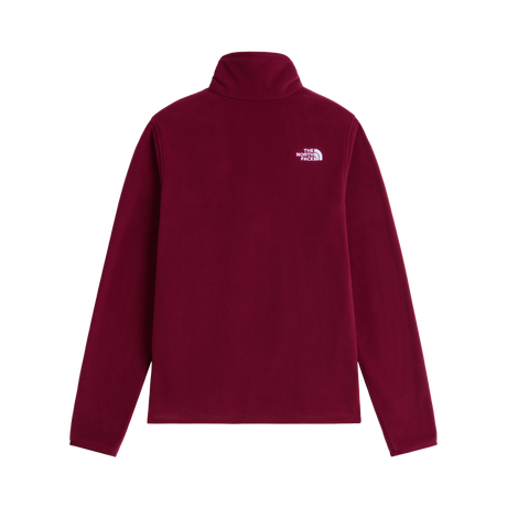 The North Face - Glacier Fleece 1/4 Zip Jacket da donna - Burgundy Crush - vista alternativa 1