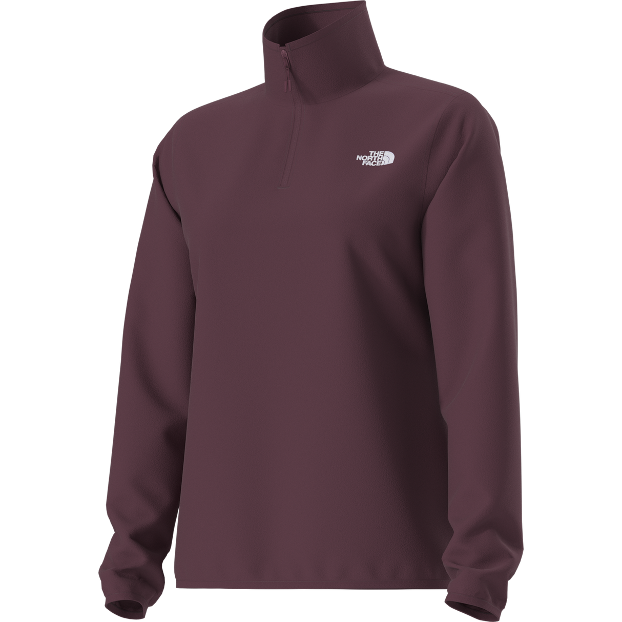 The North Face - Glacier Fleece 1/4 Zip Jacket da donna - Burgundy Crush - vista alternativa 2