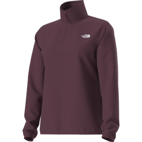 The North Face - Glacier Fleece 1/4 Zip Jacket da donna - Burgundy Crush - vista alternativa 2