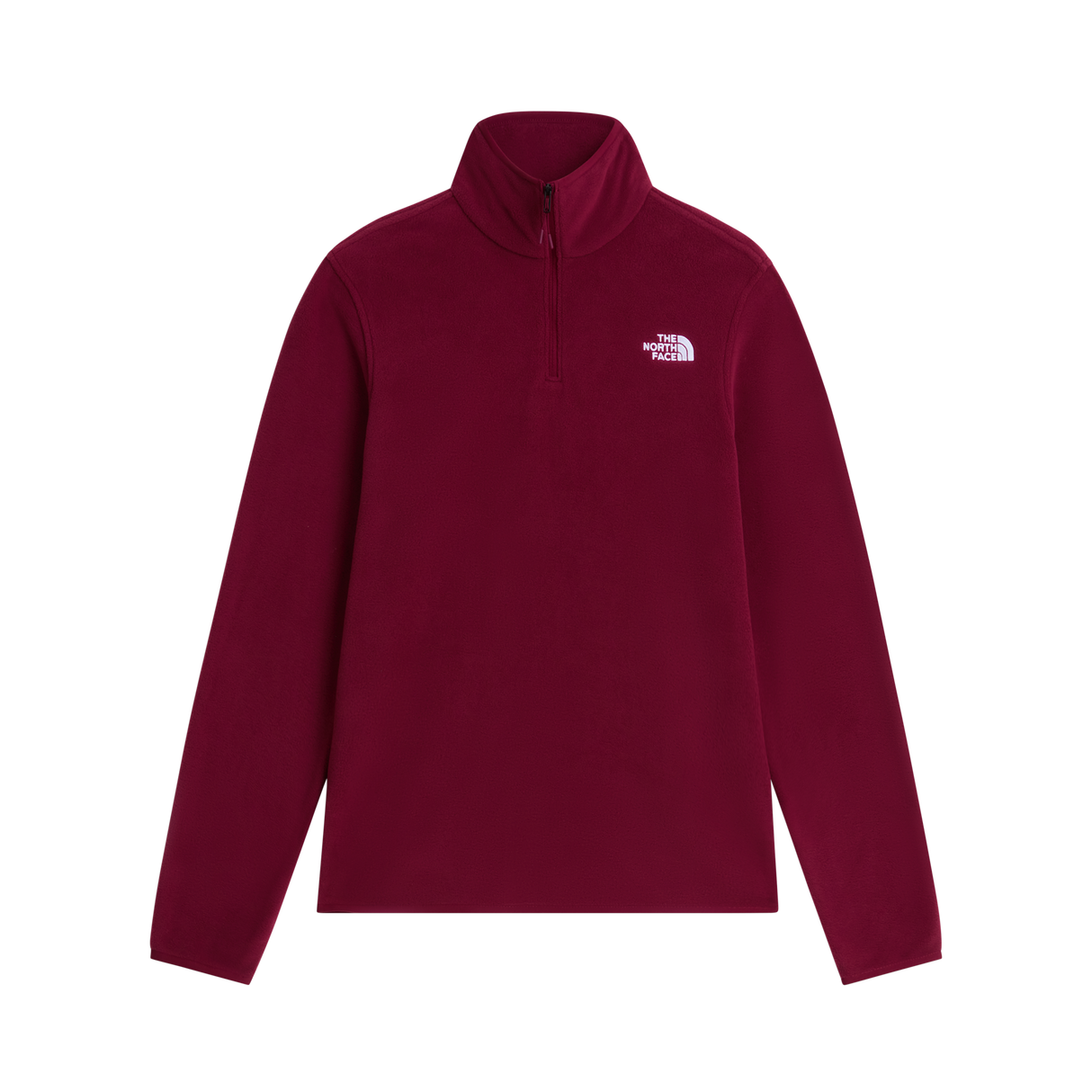 The North Face - Glacier Fleece 1/4 Zip Jacket da donna - Burgundy Crush - vista principale