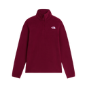The North Face - Glacier Fleece 1/4 Zip Jacket da donna - Red - vista principale