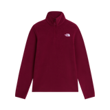 The North Face - Glacier Fleece 1/4 Zip Jacket da donna - Burgundy Crush - vista principale