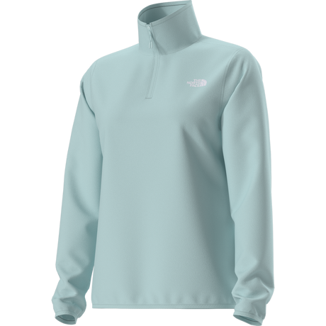 The North Face - Glacier Fleece 1/4 Zip Jacket da donna - TNFWT/GRVP/GRVP - vista alternativa 12