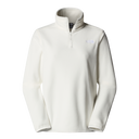 The North Face - Glacier Fleece 1/4 Zip Jacket da donna - WHITE DUNE - vista principale
