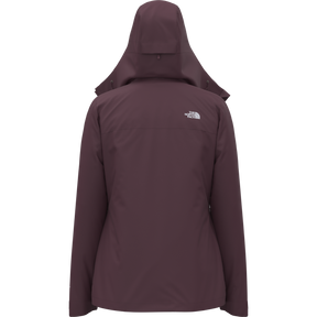 The North Face - Carto Mono Triclimate Hooded Jacket da donna - Burgundy Crush - vista alternativa 12