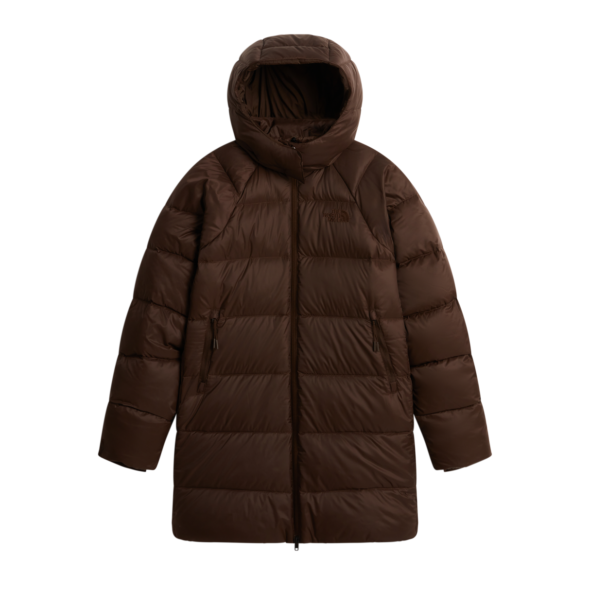 The North Face - Hydrenalite City Down Hooded Parka da donna - Dark Chestnut - vista principale