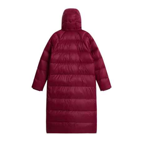 The North Face - Hydrenalite City Long Down Hooded Park da donna - Burgundy Crush - vista alternativa 1