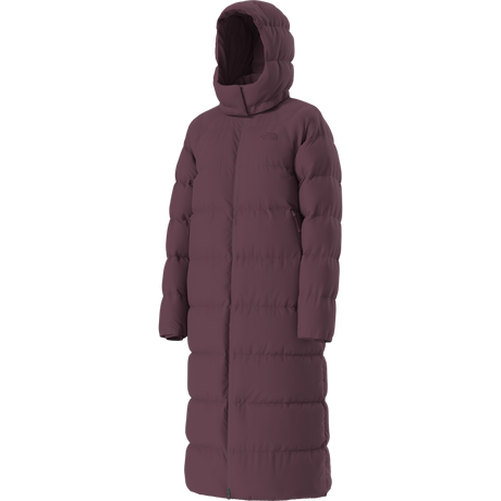 The North Face - Hydrenalite City Long Down Hooded Park da donna - Burgundy Crush - vista alternativa 2