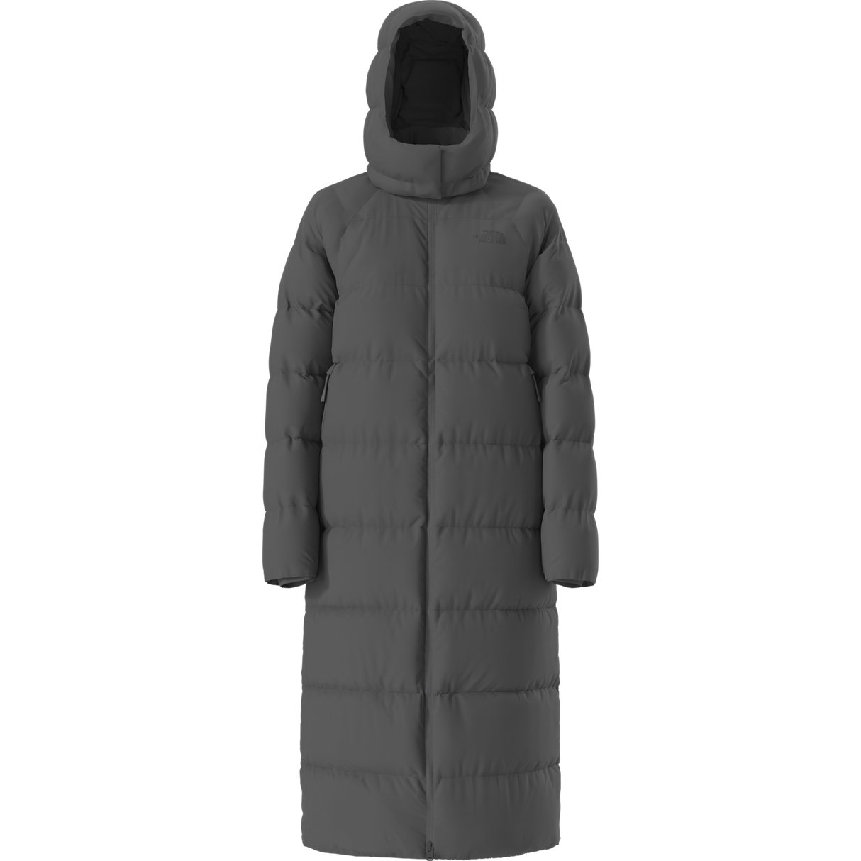 The North Face - Hydrenalite City Long Down Hooded Park da donna - ANTHRACITE GREY - vista alternativa 10