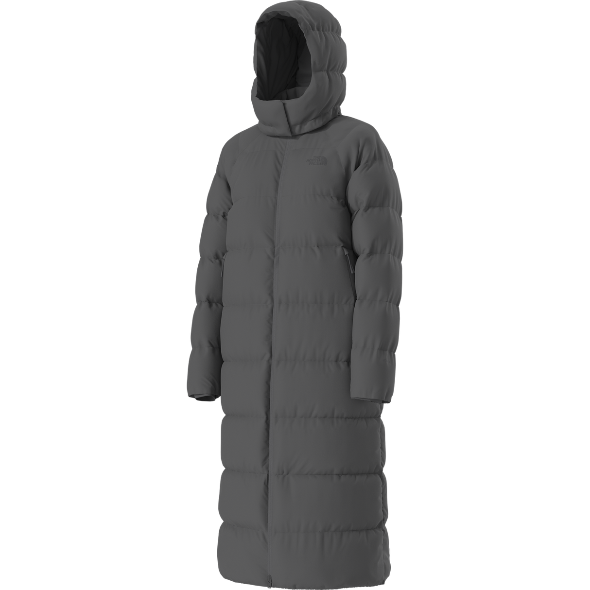 The North Face - Hydrenalite City Long Down Hooded Park da donna - ANTHRACITE GREY - vista alternativa 12