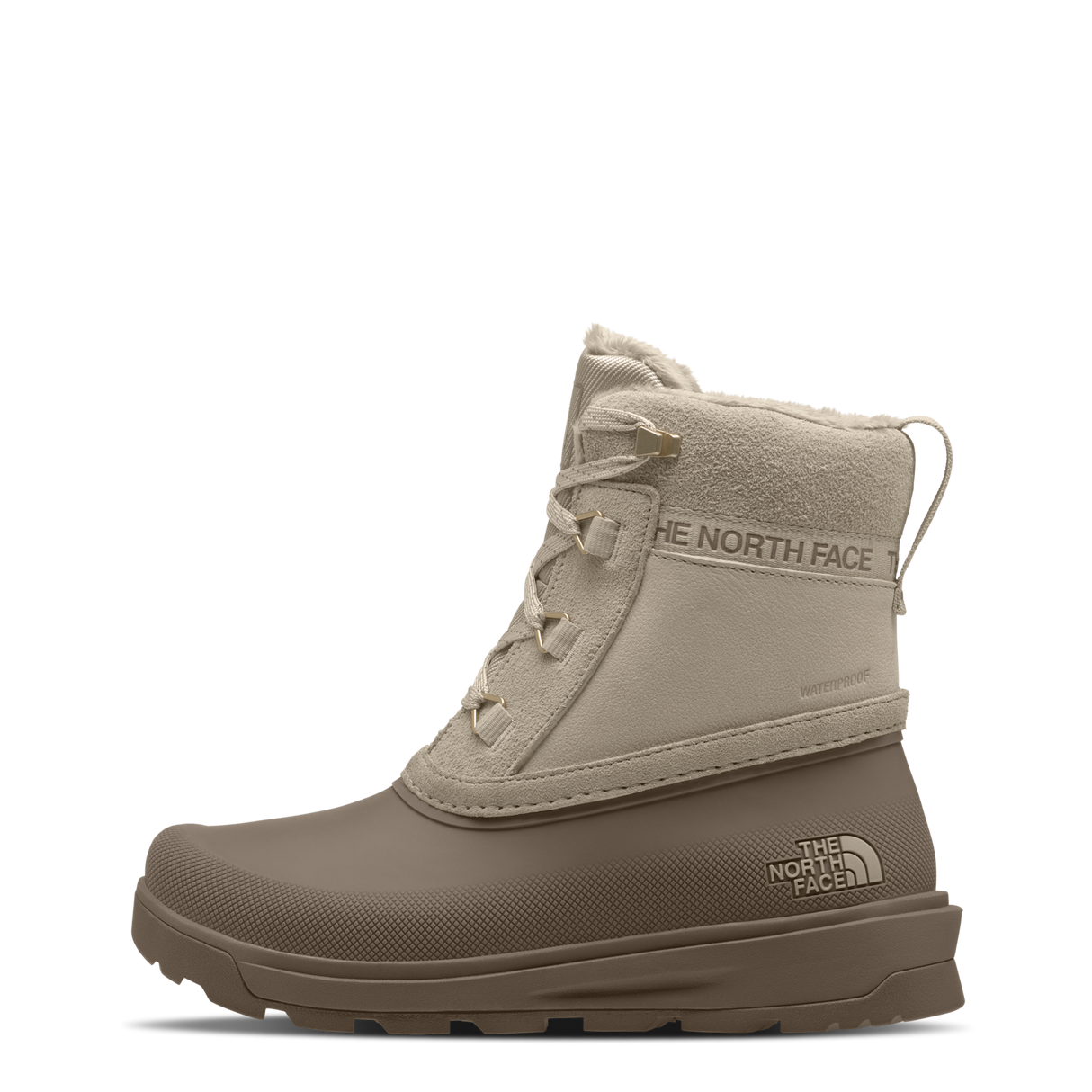 The North Face - Shellista V Shorty Wp da donna - Timeless Taupe/Garnet - vista principale