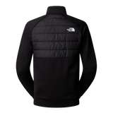 The North Face - Reaxion 2.0 Fleece Hybrid full-zip Jkt da uomo - TNF BLACK HEATHER - vista alternativa 1