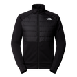 The North Face - Reaxion 2.0 Fleece Hybrid full-zip Jkt da uomo - TNF BLACK HEATHER - vista principale