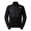 The North Face - Reaxion 2.0 Fleece Hybrid full-zip Jkt da uomo - TNF BLACK HEATHER - vista principale